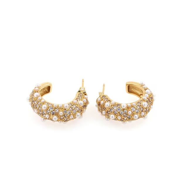 SAVANNAH PEARL HOOP