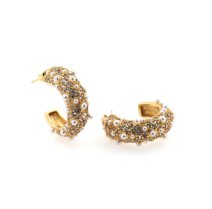 SAVANNAH PEARL HOOP