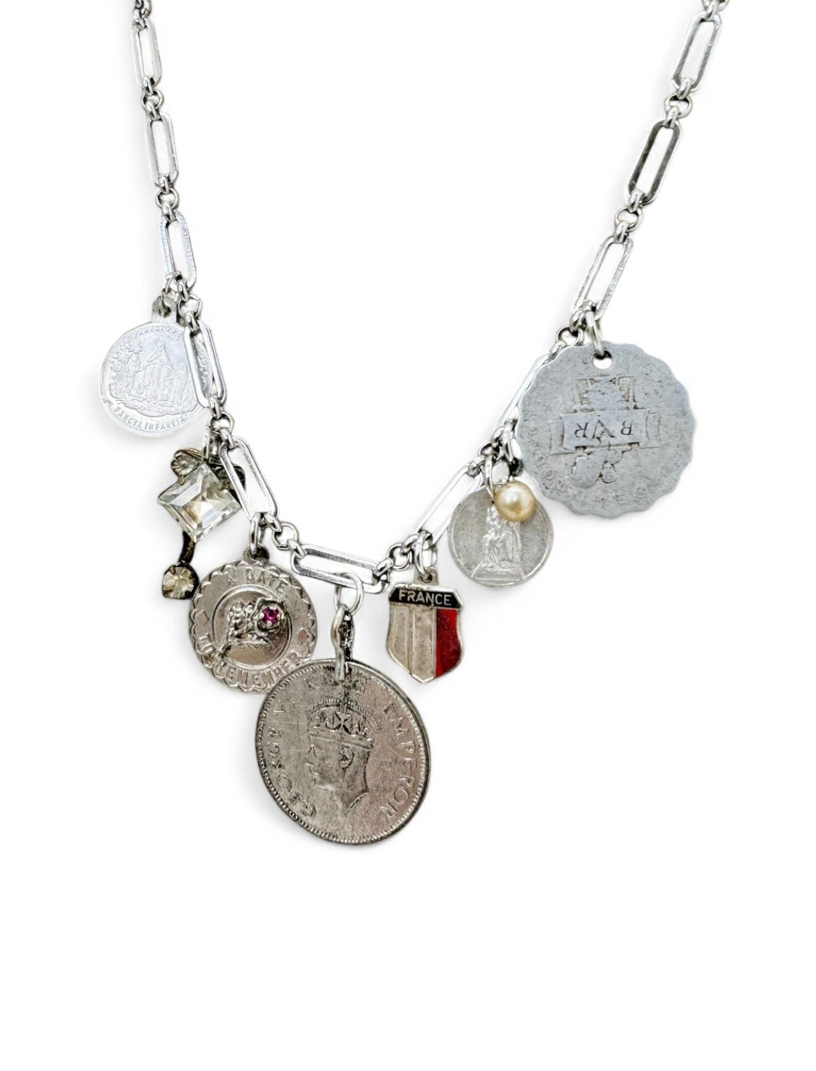 SILVER CHARM NECKLACE