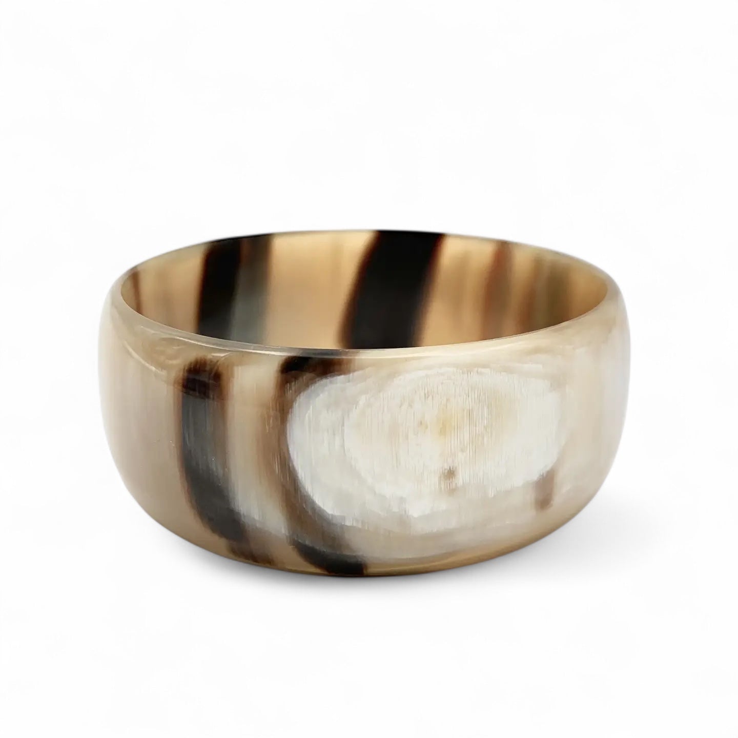 WIDE HORN BANGLE