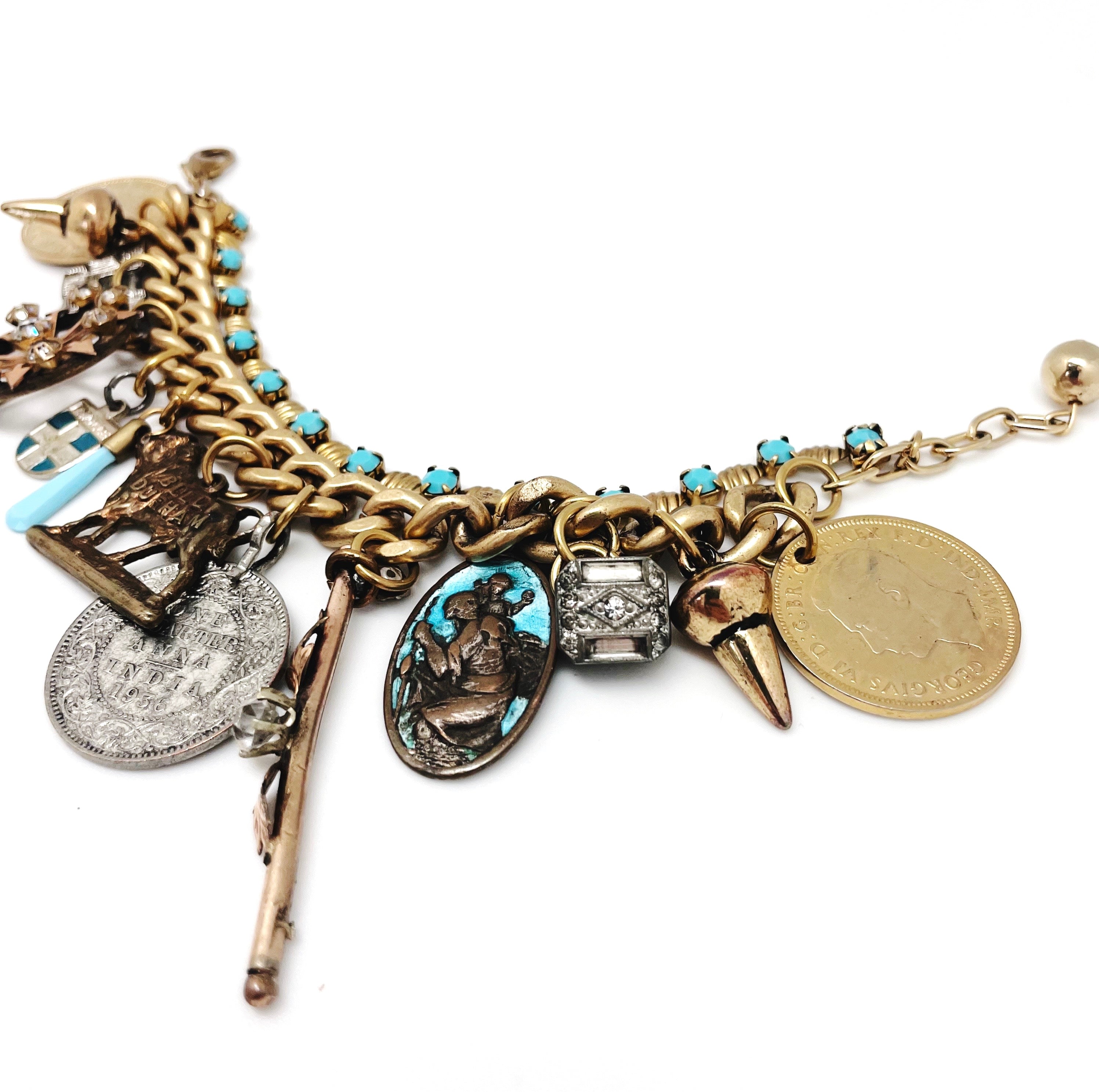 FOREVER BLUE CHARM BRACELET