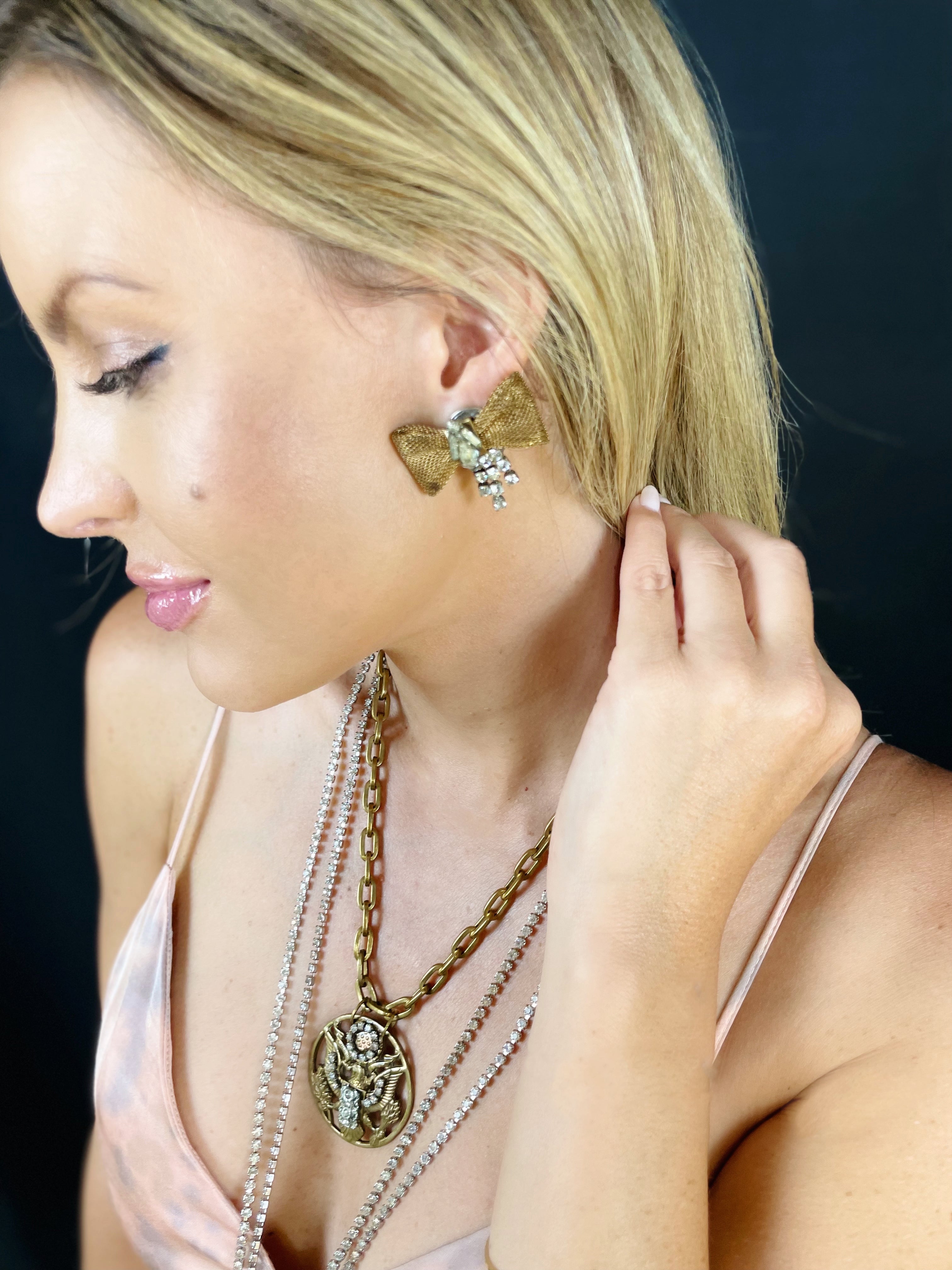 FRENCH BOW EARRINGS