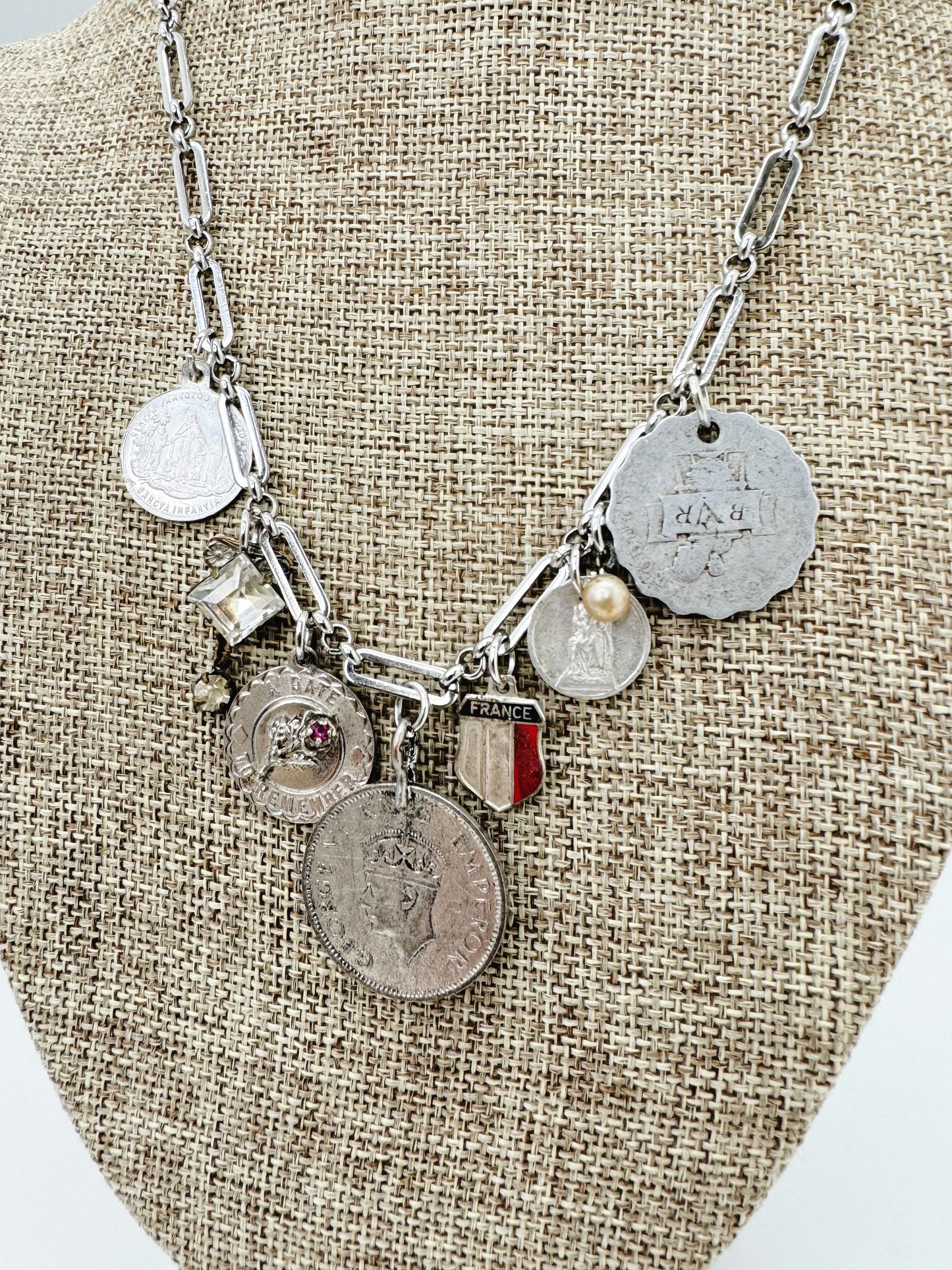 SILVER CHARM NECKLACE