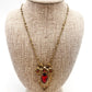 LADY IN RED NECKLACE