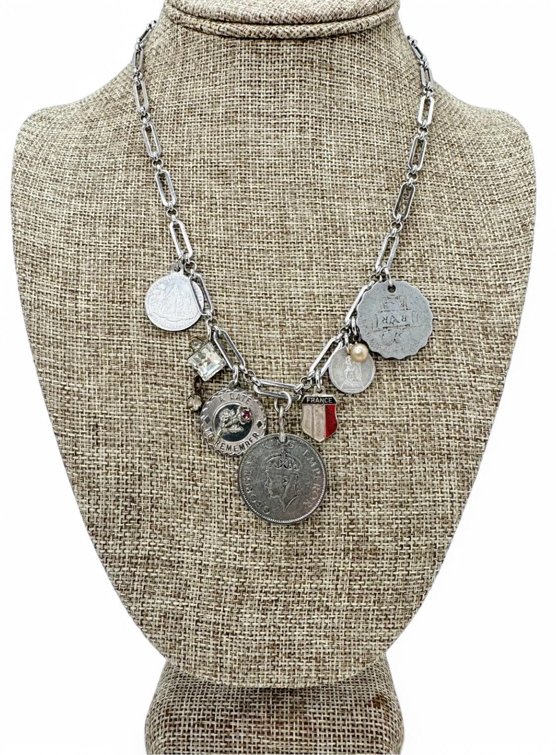 SILVER CHARM NECKLACE