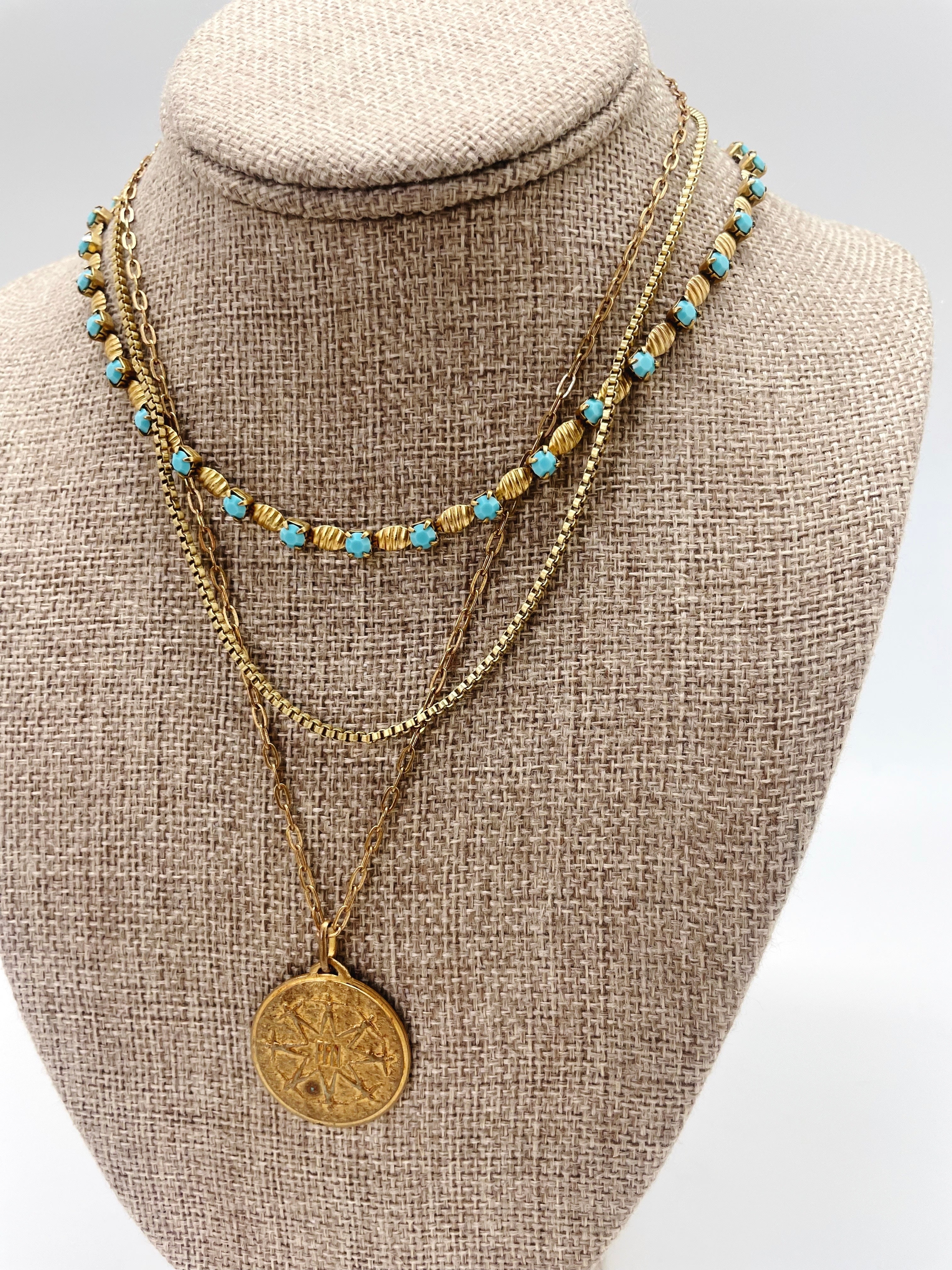 BABY BLUE NECKLACE