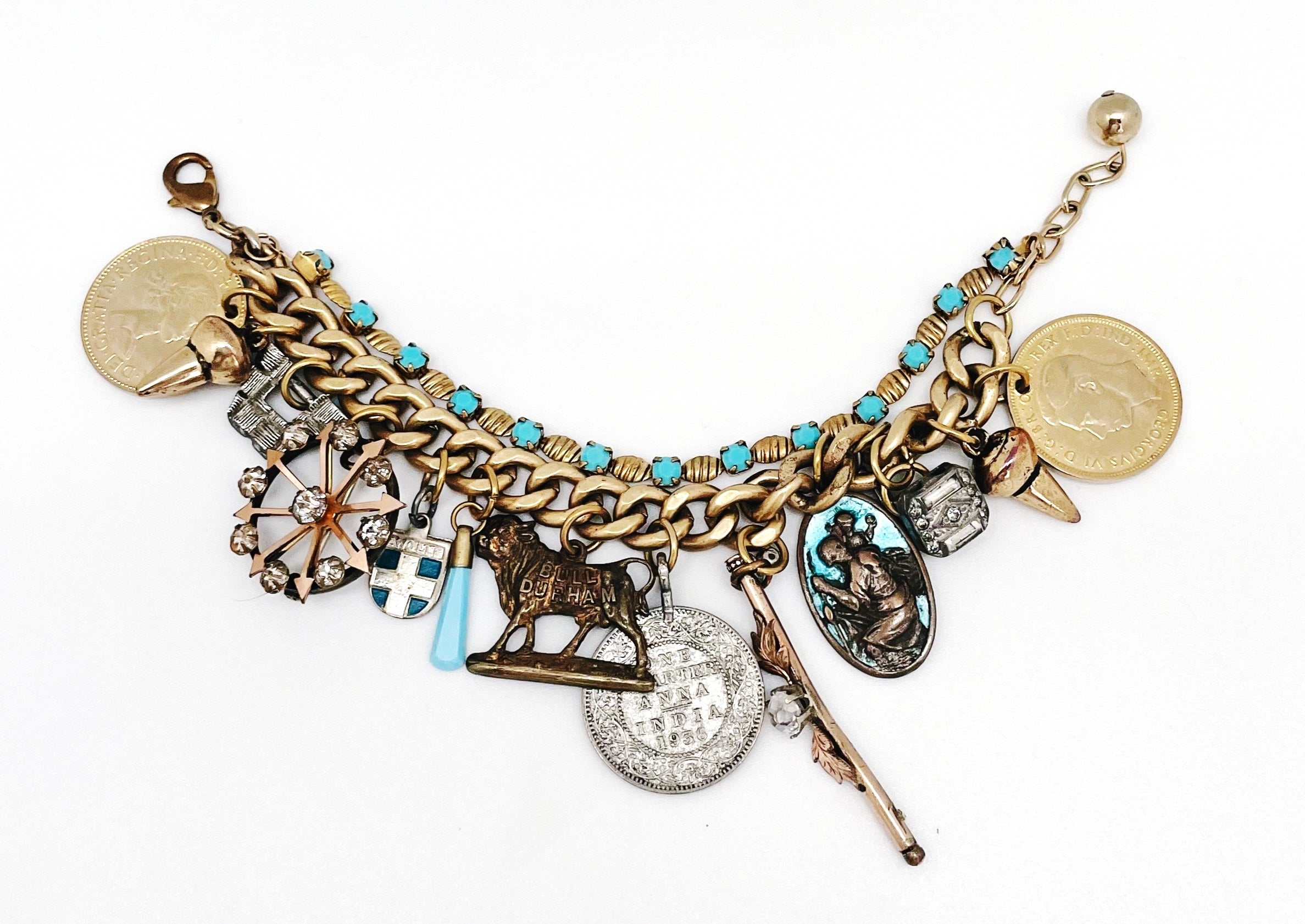 FOREVER BLUE CHARM BRACELET