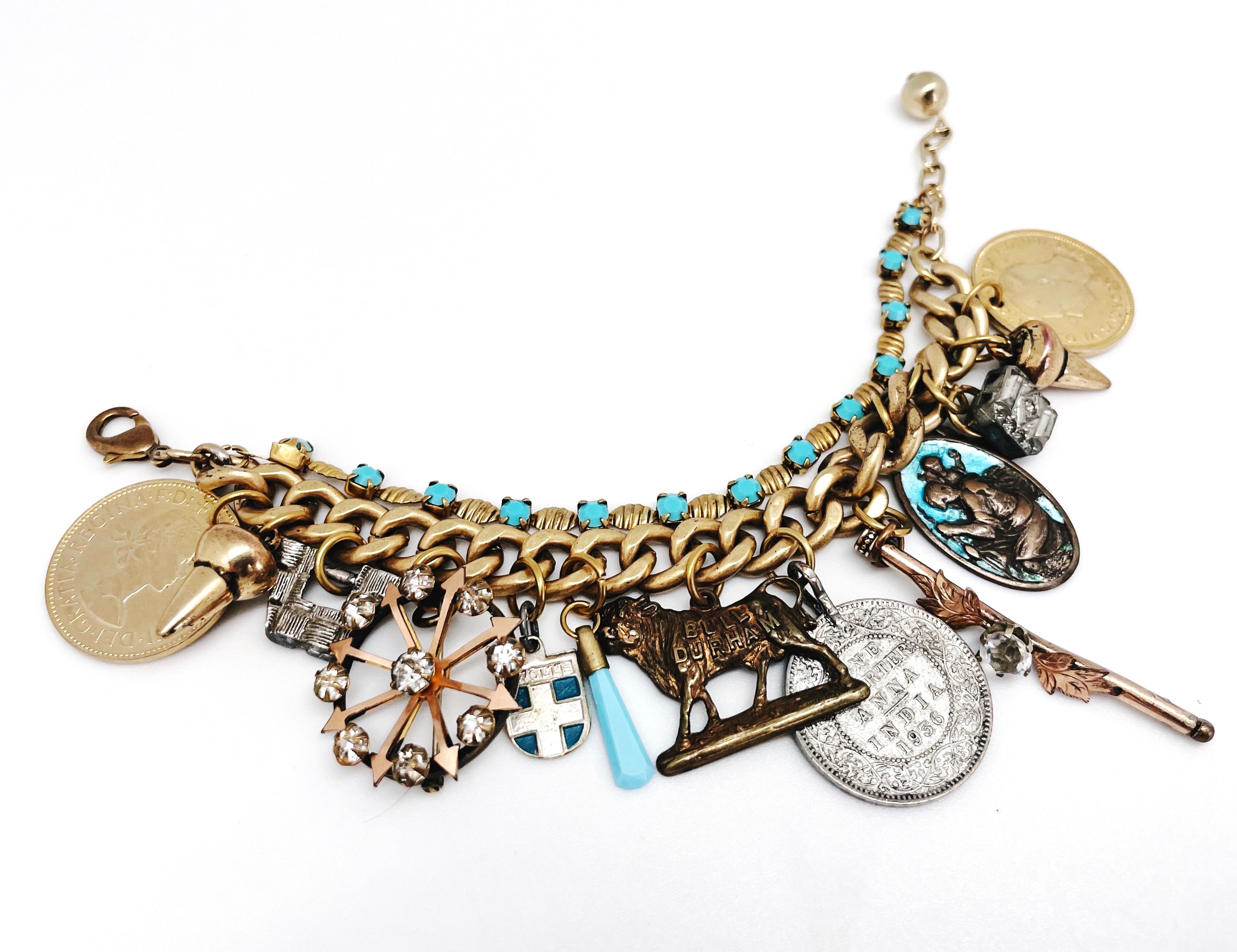 FOREVER BLUE CHARM BRACELET
